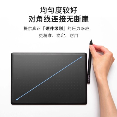 Wacom 数位板 手绘板 电脑绘画板  绘图板 手写板 网课电子手写学习板 CTL-472 (小号)