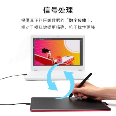 Wacom 数位板 手绘板 电脑绘画板  绘图板 手写板 网课电子手写学习板 CTL-472 (小号)